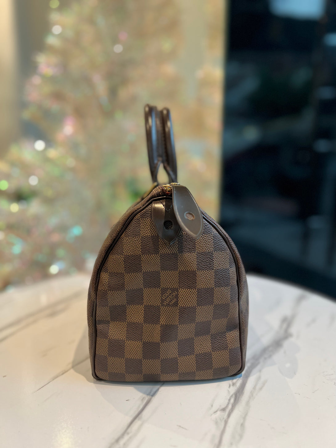 LOUIS VUITTON Speedy 25 Damier Ebene Canvas - Reeluxs 