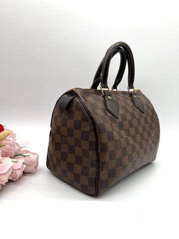 Louis Vuitton Speedy 25 Damier Canvas Bag - Reeluxs 