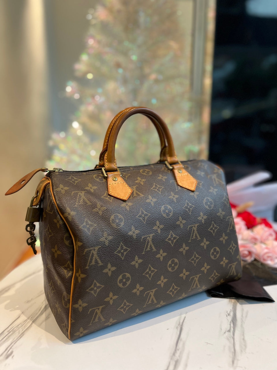 LOUIS VUITTON Monogram Speedy 30 Boston Bag - Reeluxs 