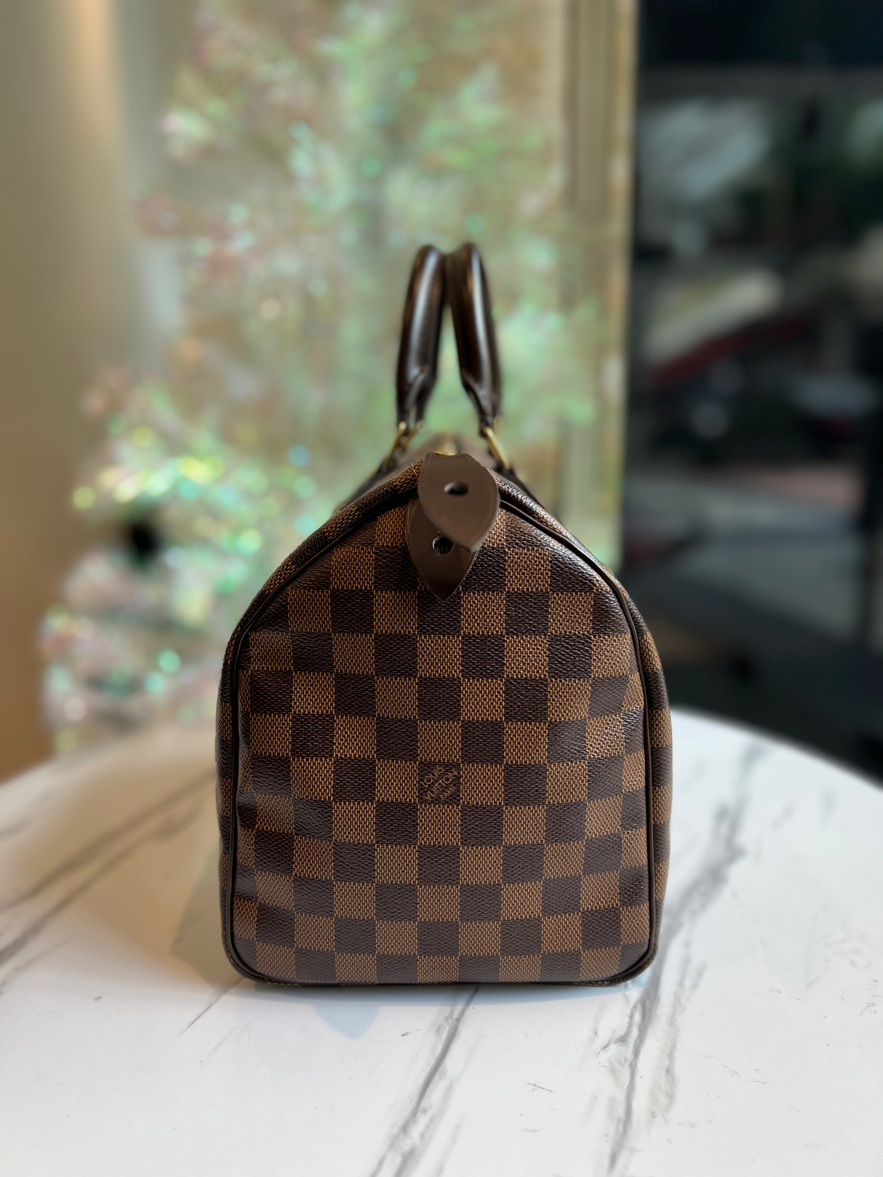 LOUIS VUITTON Speedy 30 Damier Ebene Canvas - Reeluxs 