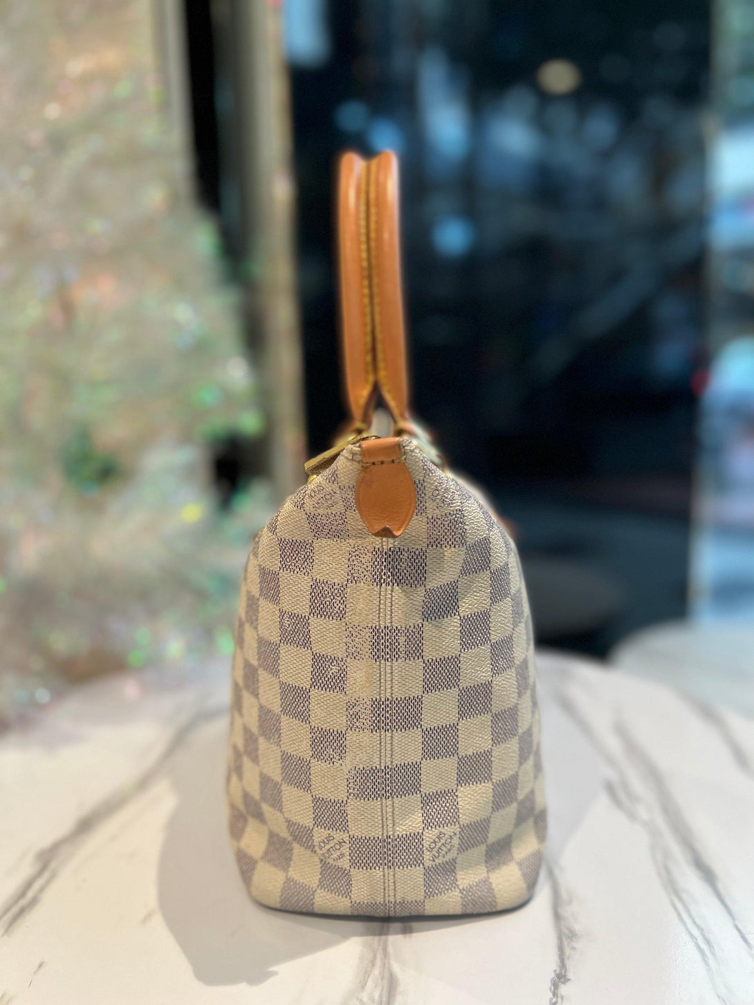 LOUIS VUITTON Saleya PM Damier Azur Canvas - Reeluxs 