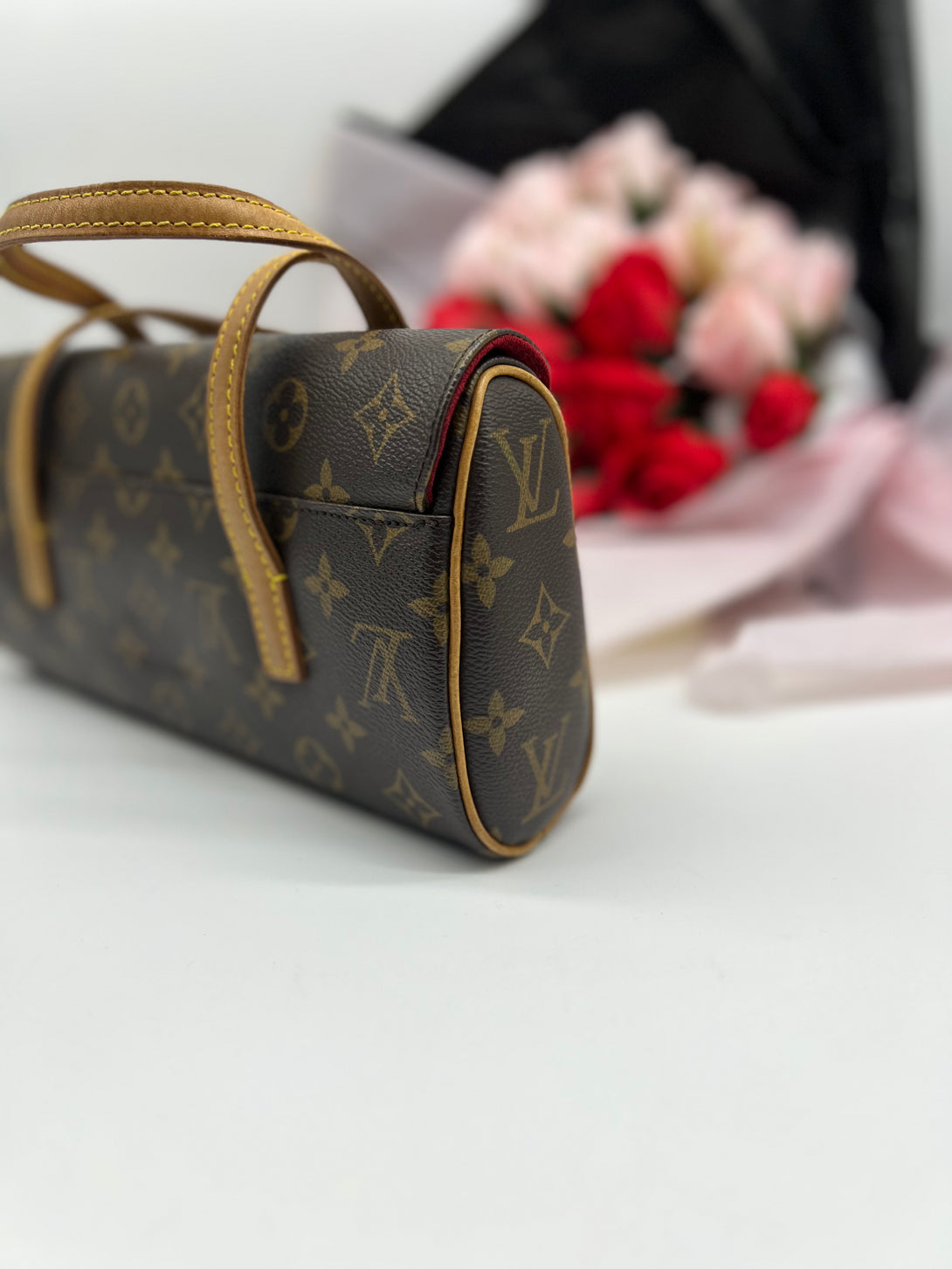 LOUIS VUITTON Handbag Monogram Sonatine M51902 Brown Women's Canvas - Reeluxs 