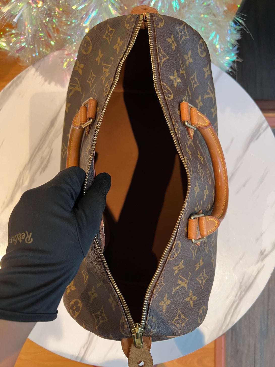 LOUIS VUITTON Monogram Speedy 35 Boston Bag - Reeluxs 