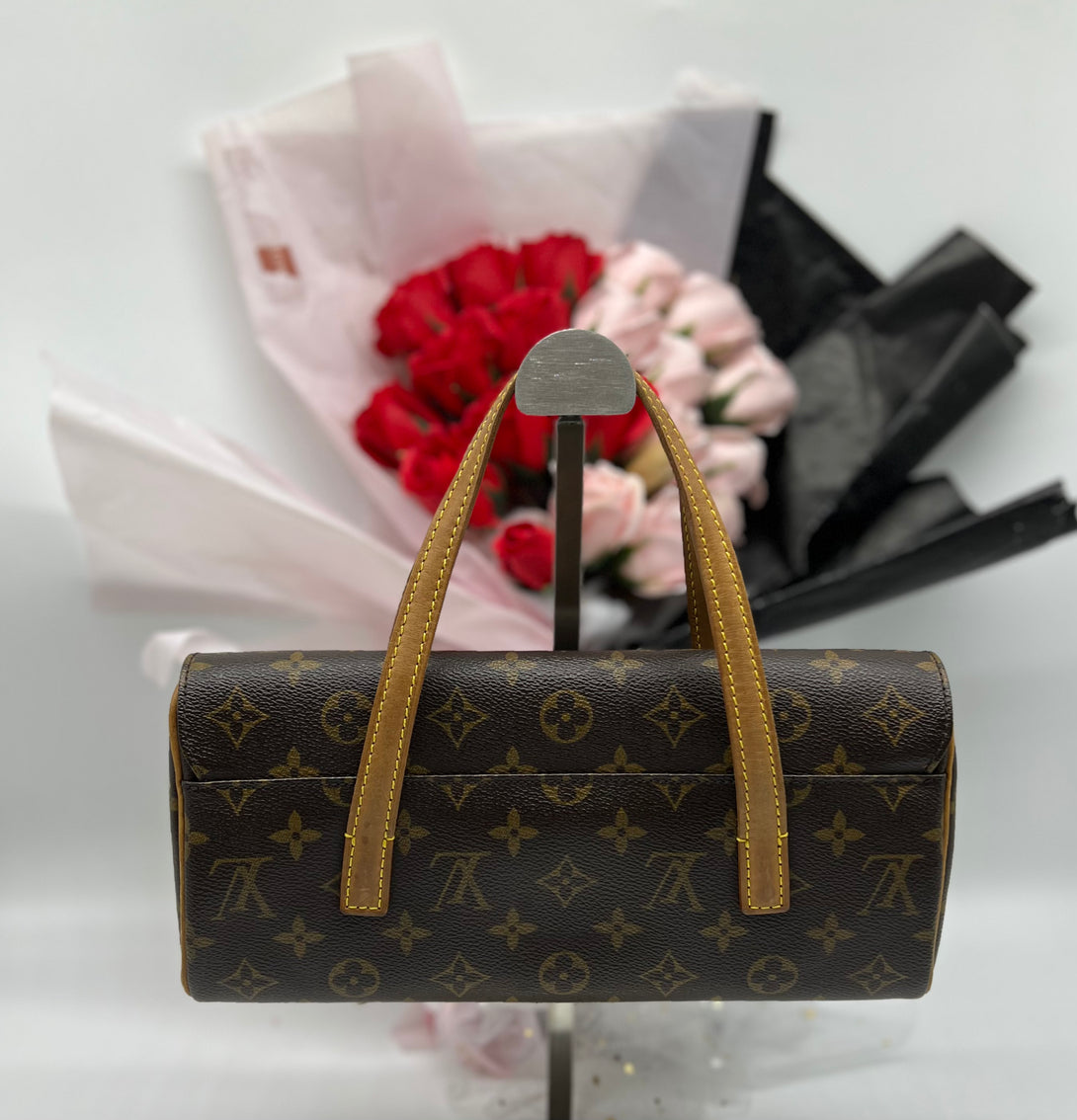 LOUIS VUITTON Handbag Monogram Sonatine M51902 Brown Women's Canvas - Reeluxs 