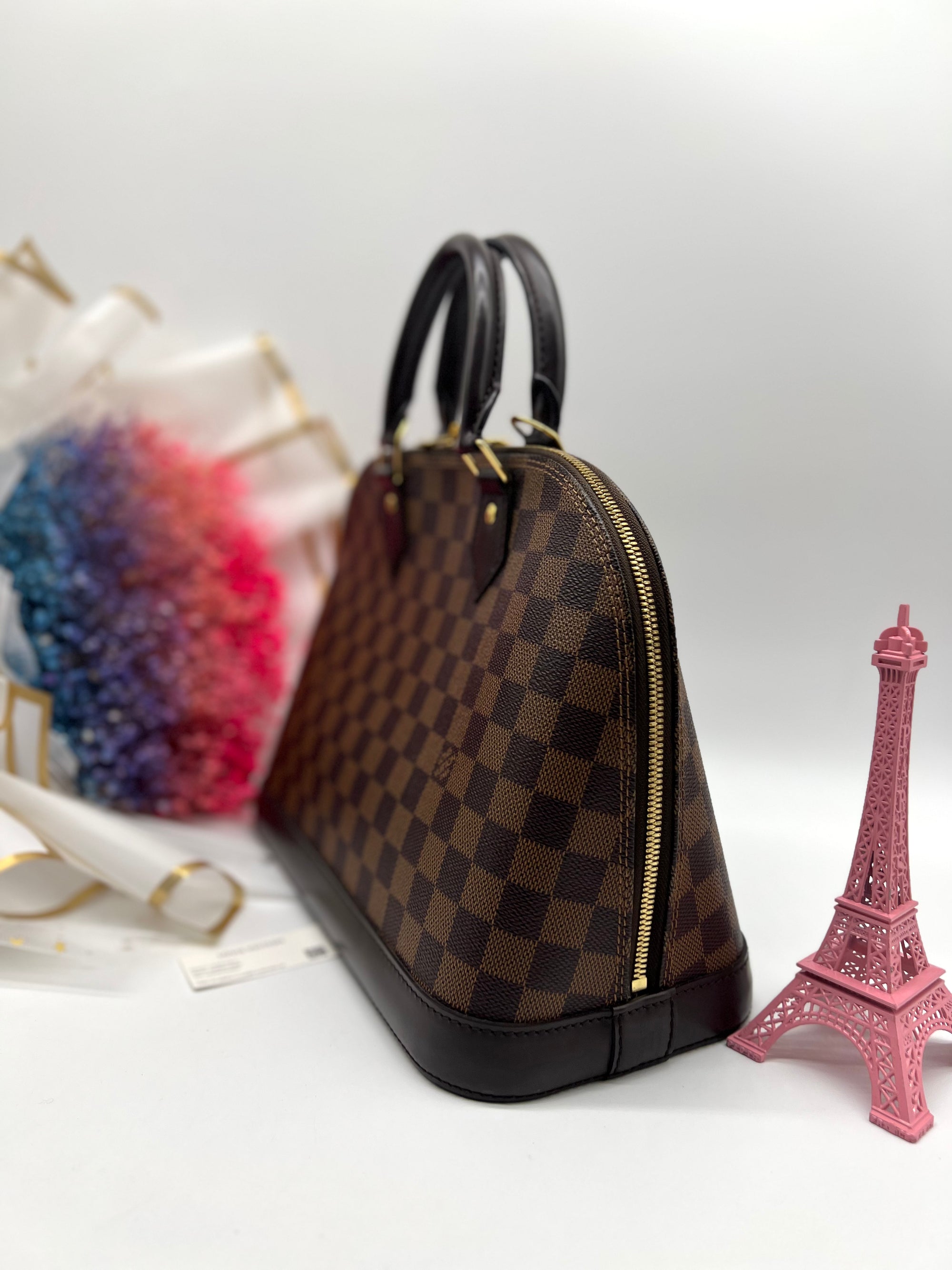 LOUIS VUITTON ALMA BB DAMIER EBENE - Reeluxs 