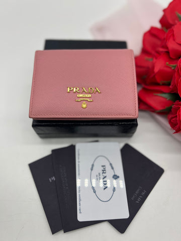 Prada saffiano leather wallet - Reeluxs 