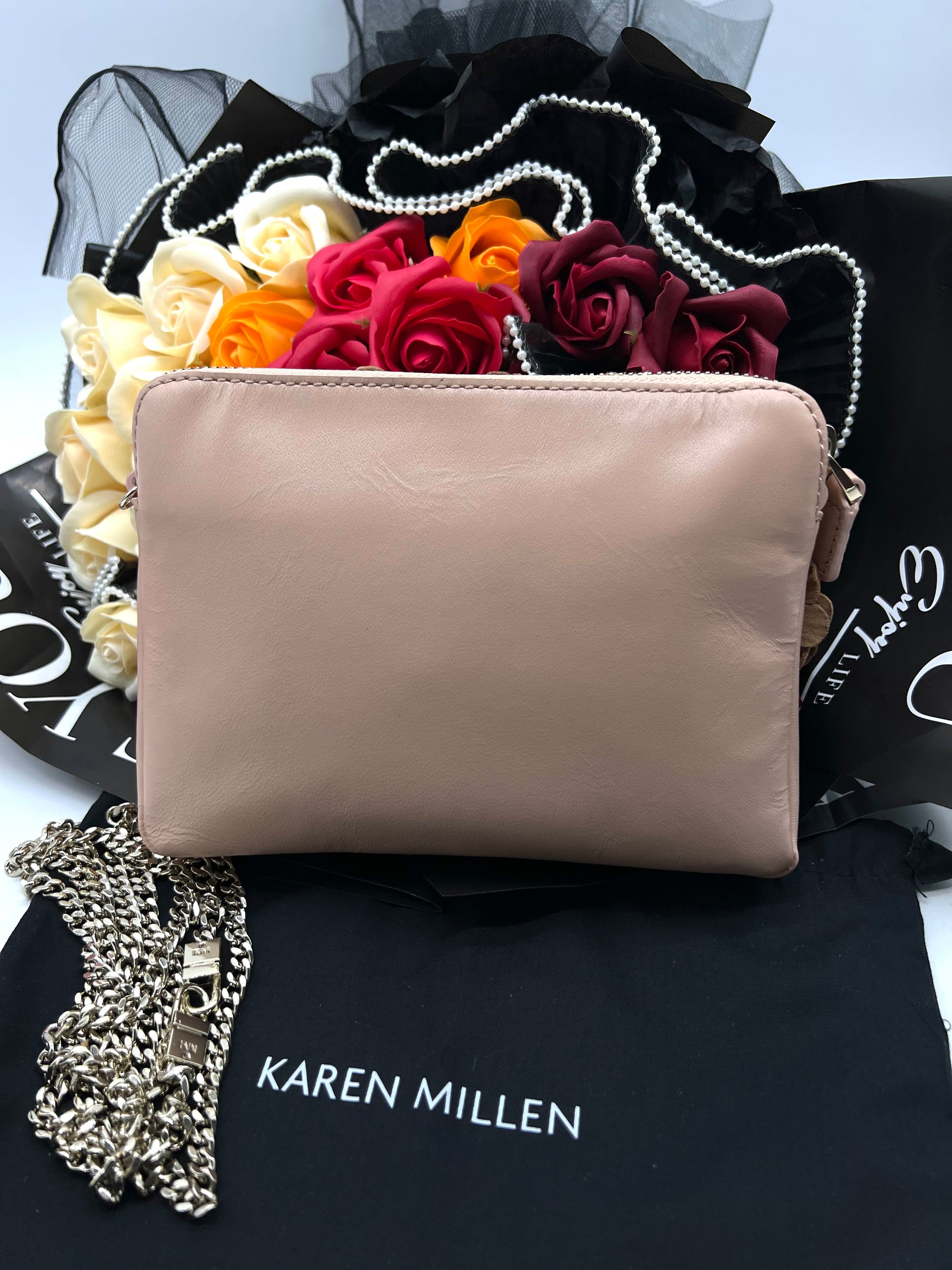 KAREN MILLEN Floral Clutch - Reeluxs 