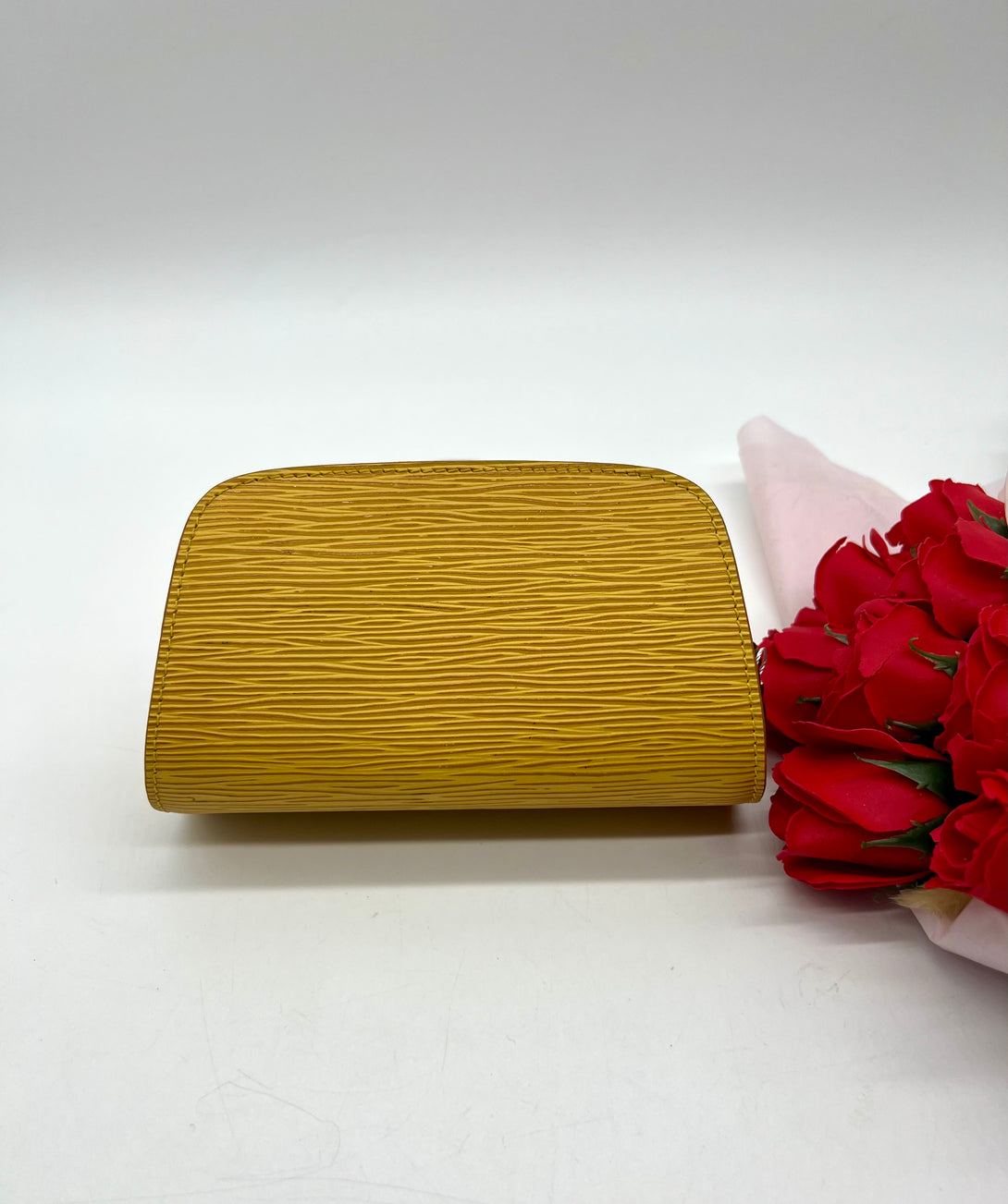 LOUIS VUITTON Epi Dauphine Cosmetic Pouch Yellow - Reeluxs 