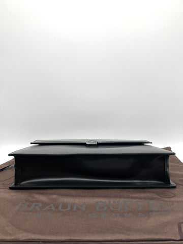 Braun Buffel Black Color Briefcase Bag (not LV/Cartier/Mont Blanc) - Reeluxs 