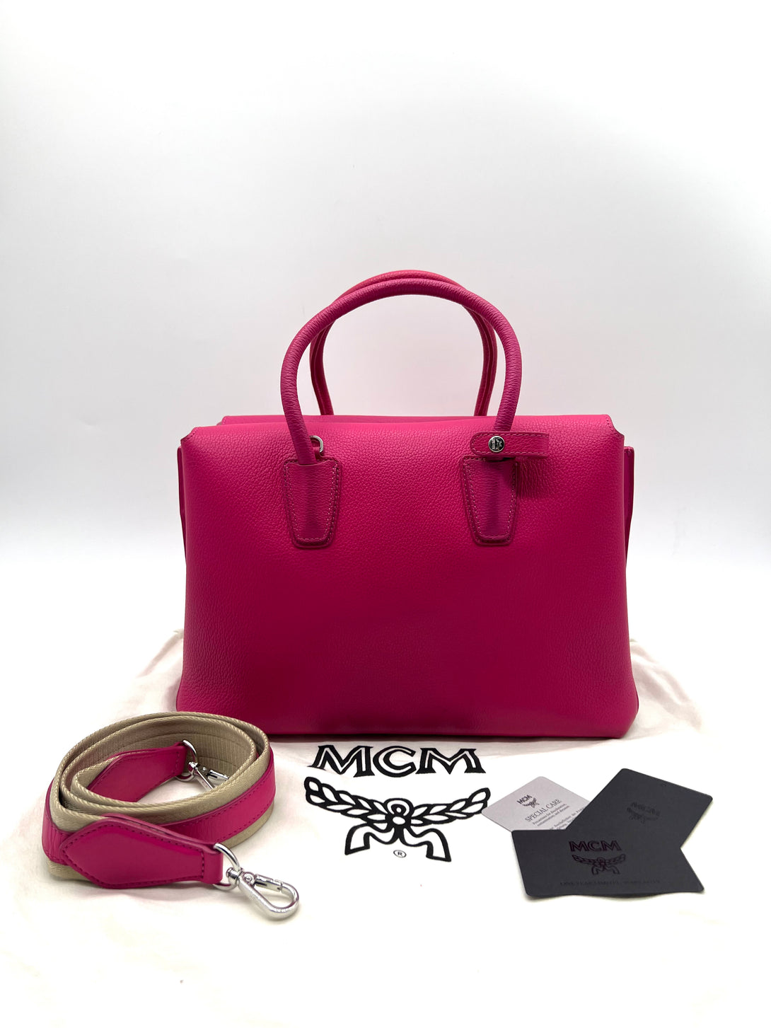 MCM FUCHSIA TOTE - Reeluxs 