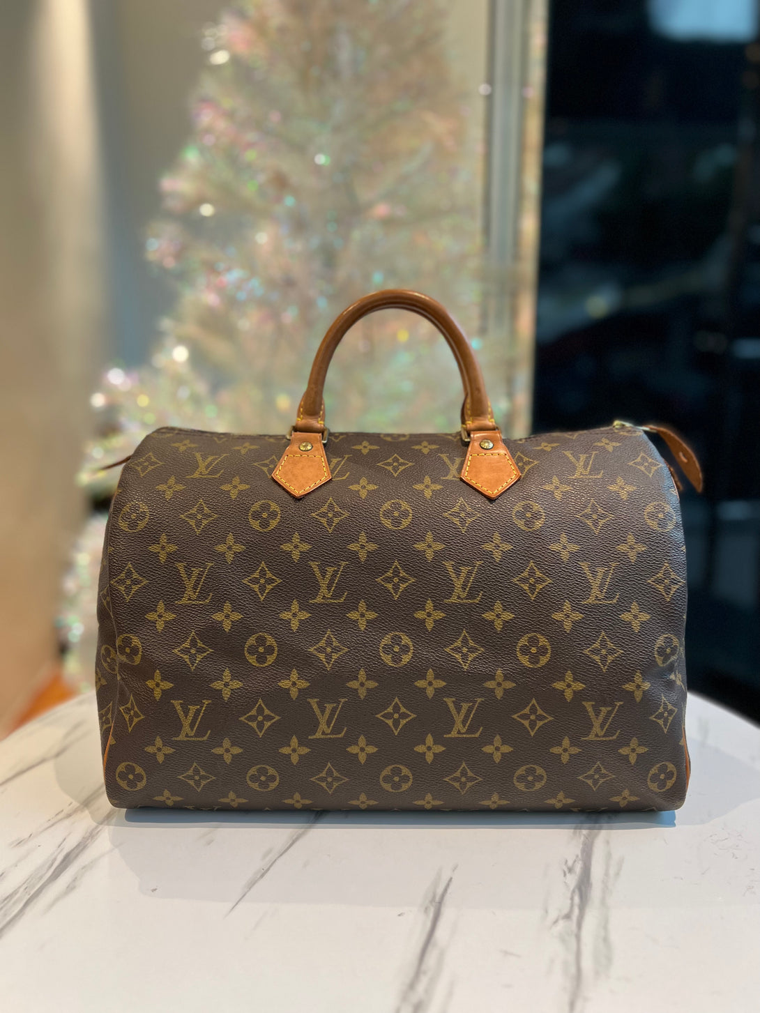 LOUIS VUITTON Monogram Speedy 35 Boston Bag - Reeluxs 