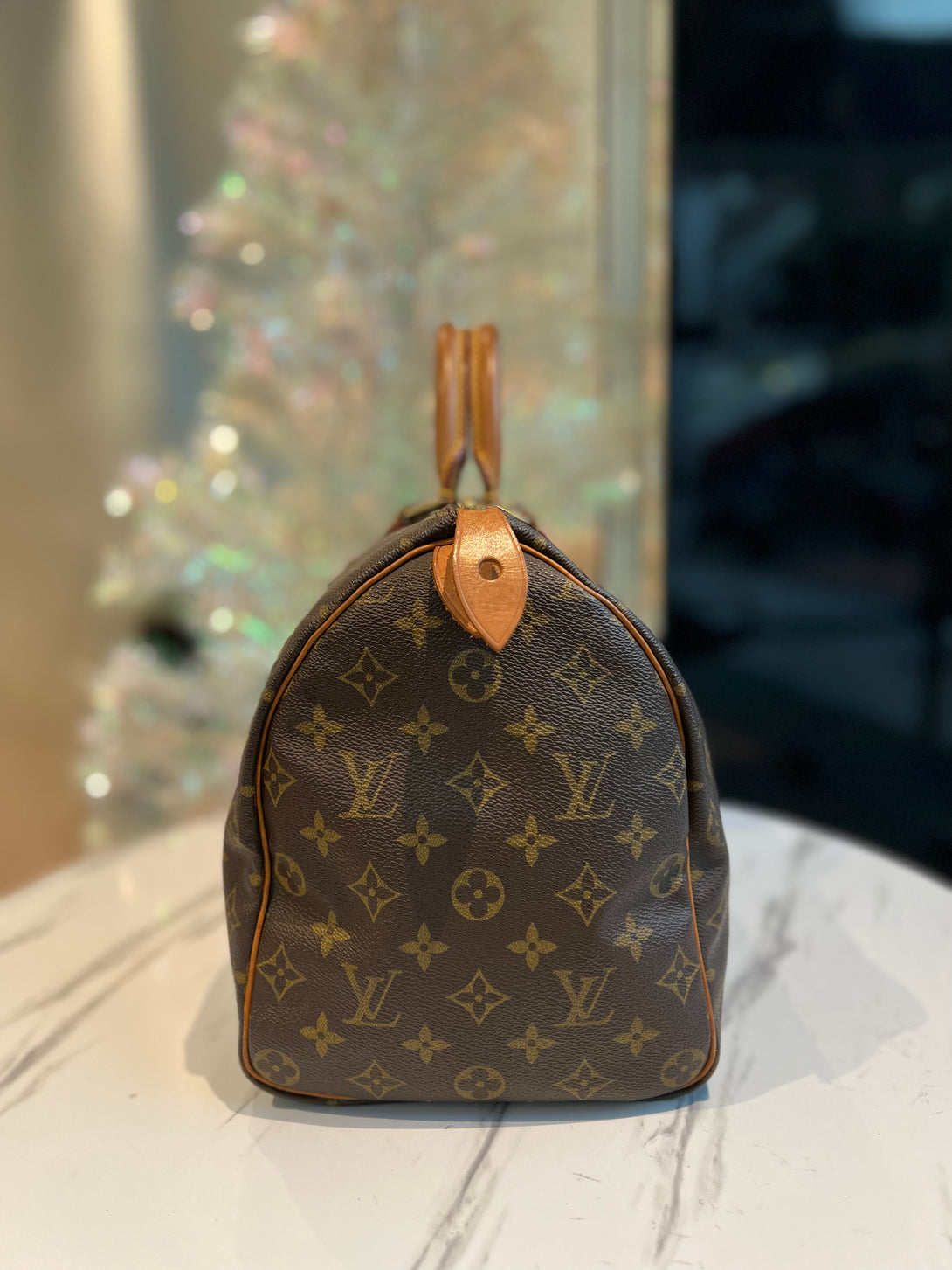 LOUIS VUITTON Monogram Speedy 35 Boston Bag - Reeluxs 