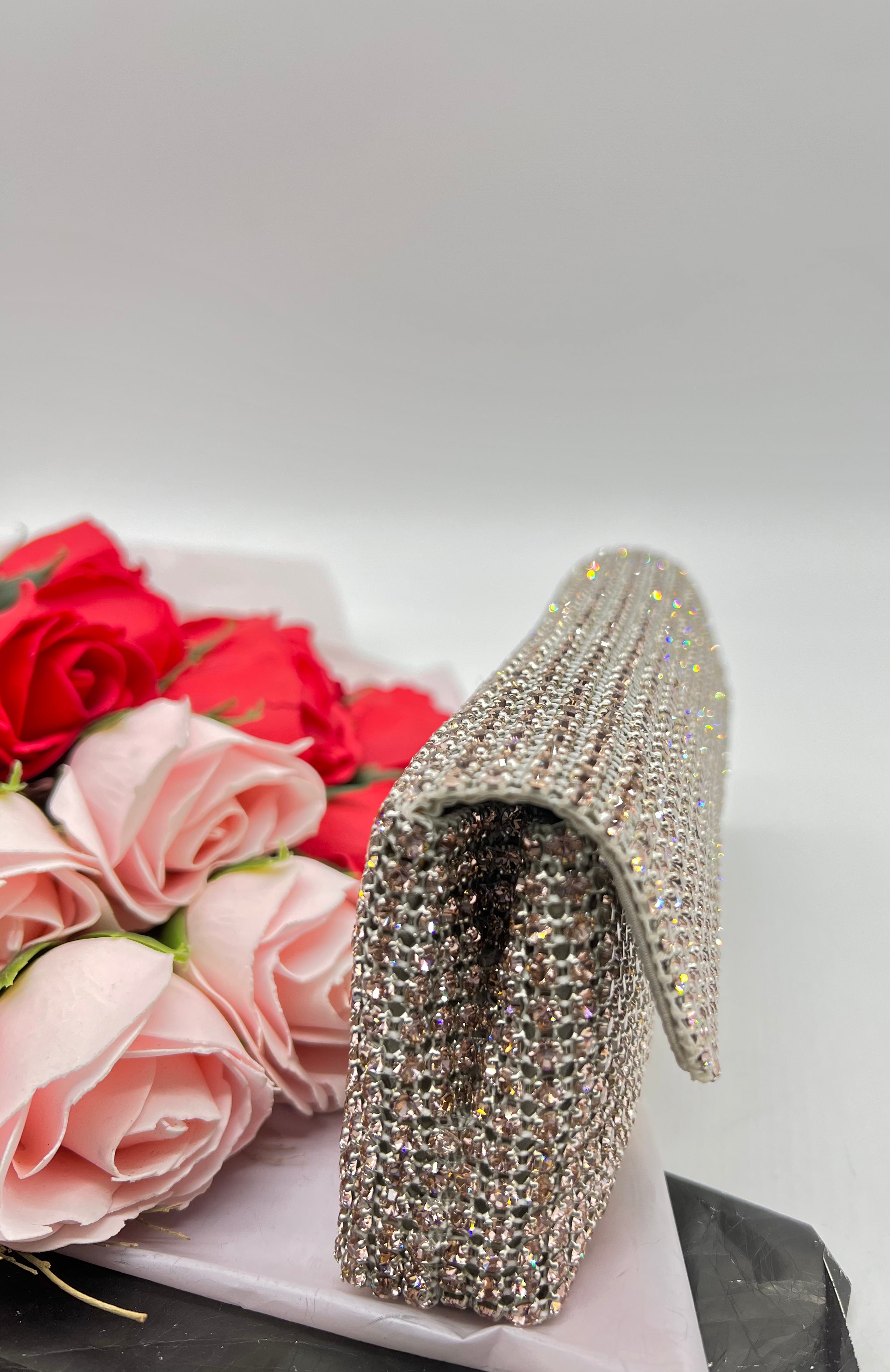 Oroton Icon Cinderella clutch with Swarozski crystal - Reeluxs 