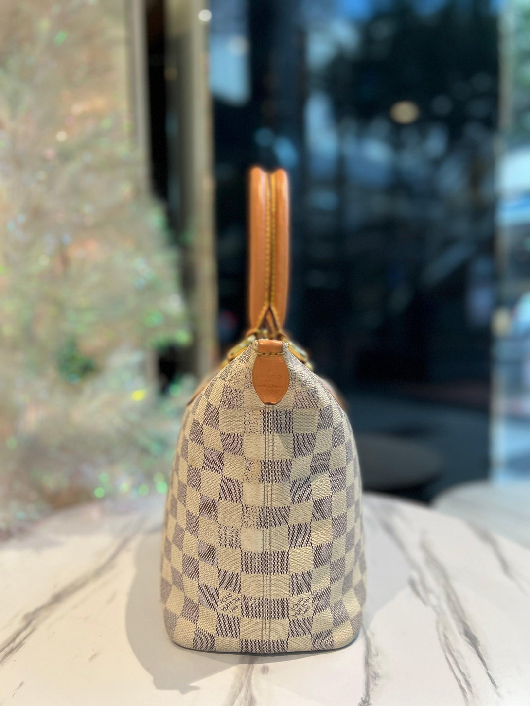 LOUIS VUITTON Saleya PM Damier Azur Canvas - Reeluxs 