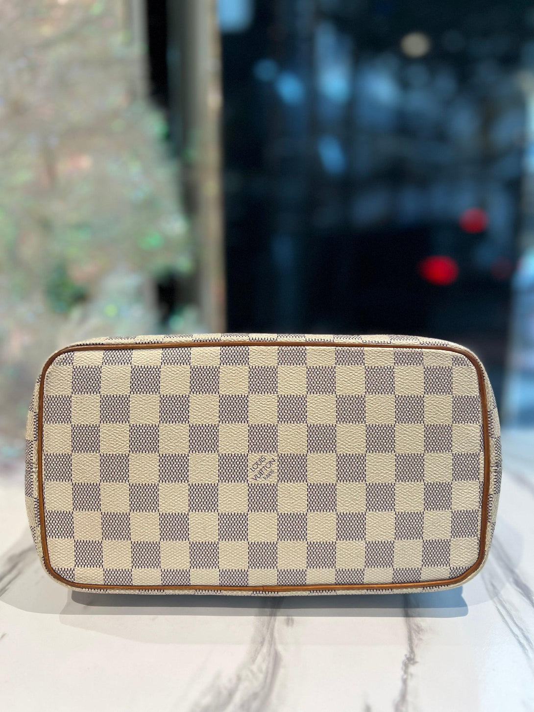 LOUIS VUITTON Saleya PM Damier Azur Canvas - Reeluxs 