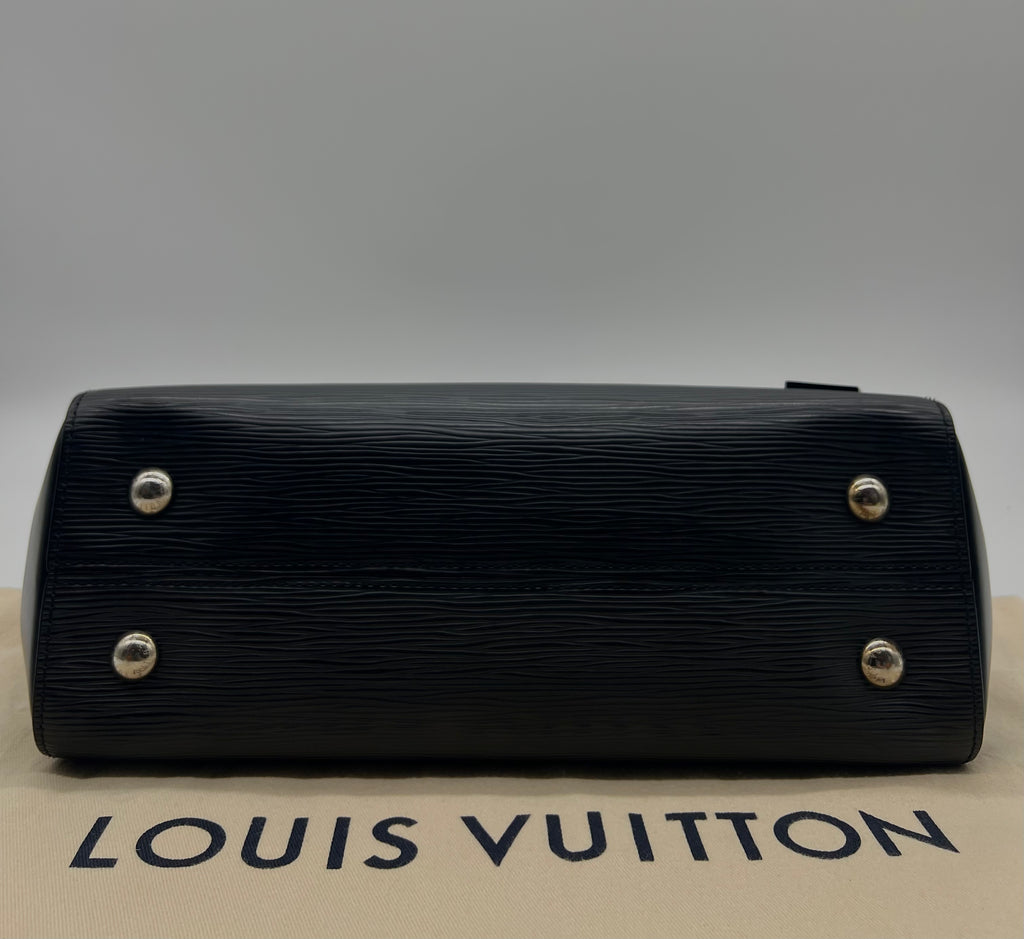 LOUIS VUITTON Black Epi Cluny BB Bag - Reeluxs 