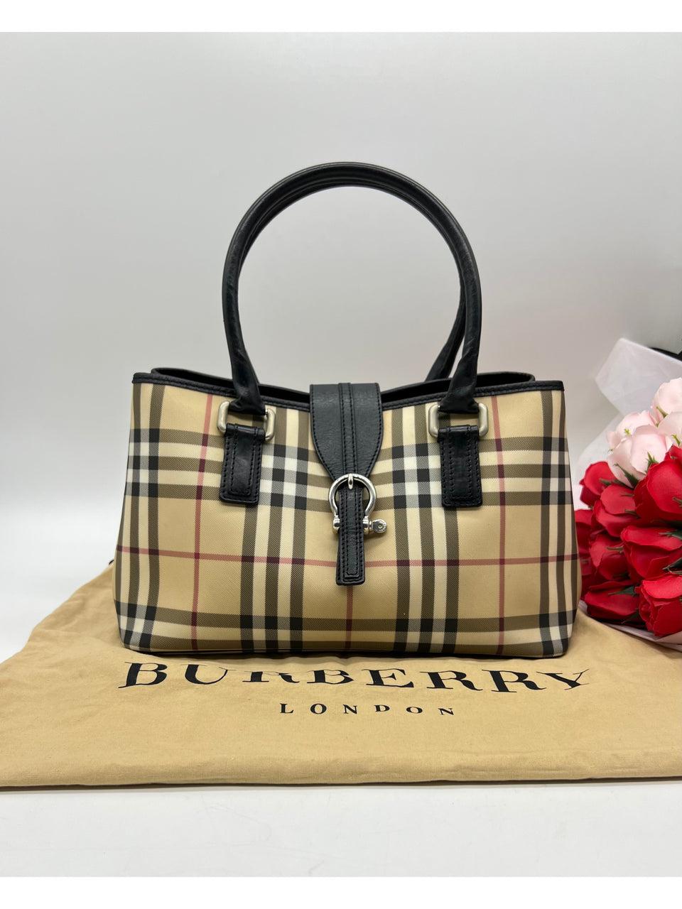 BURBERRY Nova check handbag - Reeluxs 