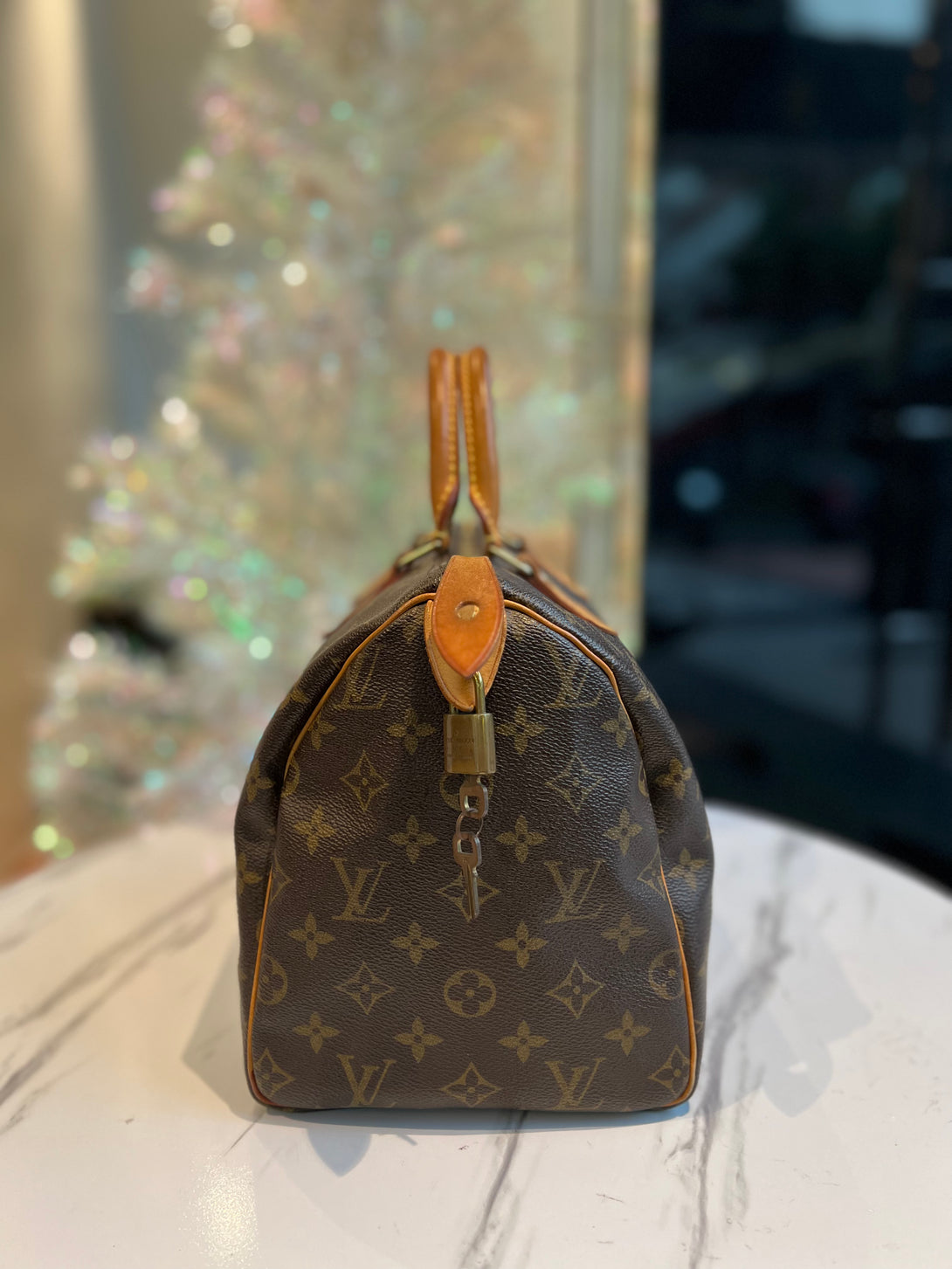 LOUIS VUITTON Monogram Speedy 30 Boston Bag - Reeluxs 