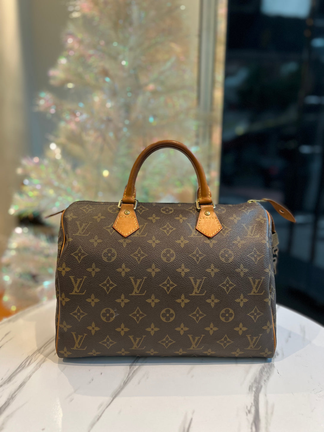 LOUIS VUITTON Monogram Speedy 30 Boston Bag - Reeluxs 