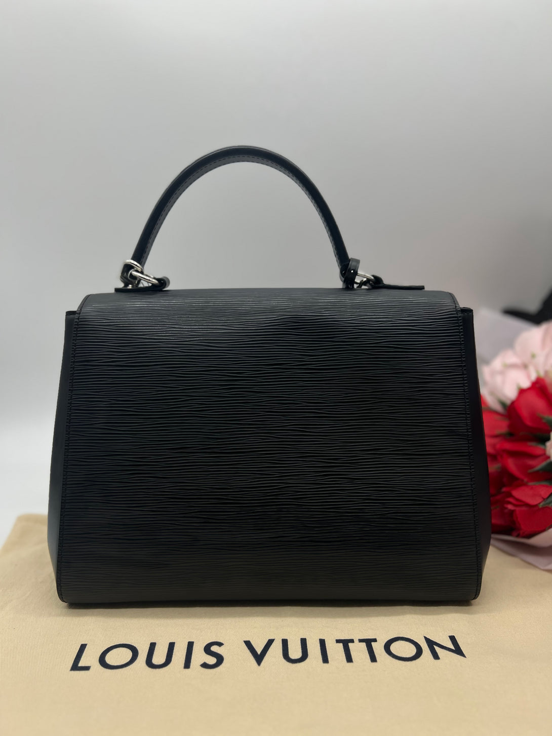 LOUIS VUITTON Black Epi Cluny BB Bag - Reeluxs 