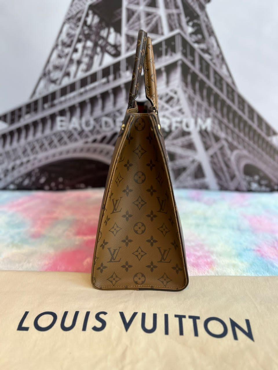 LOUIS VUITTON Monogram Giant Canvas Onthego MM Shoulder Bag - Reeluxs 