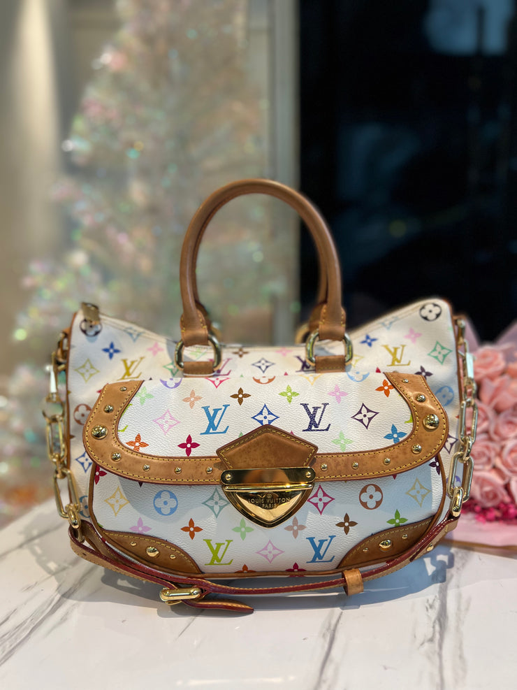 Louis Vuitton Monogram White Multicolor Rita Women 2way Handbag – Reeluxs  Luxury