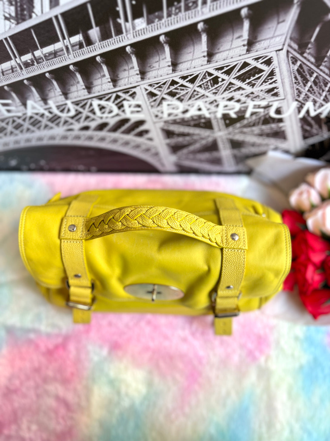 Mulberry Alexa Satchel In Yellow - Reeluxs 