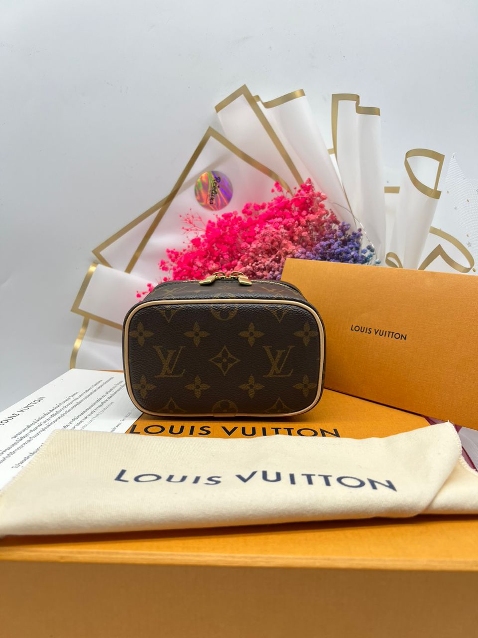 LOUIS VUITTON M44936 NICE NANO VANITY TOILETRY POUCH - Reeluxs 