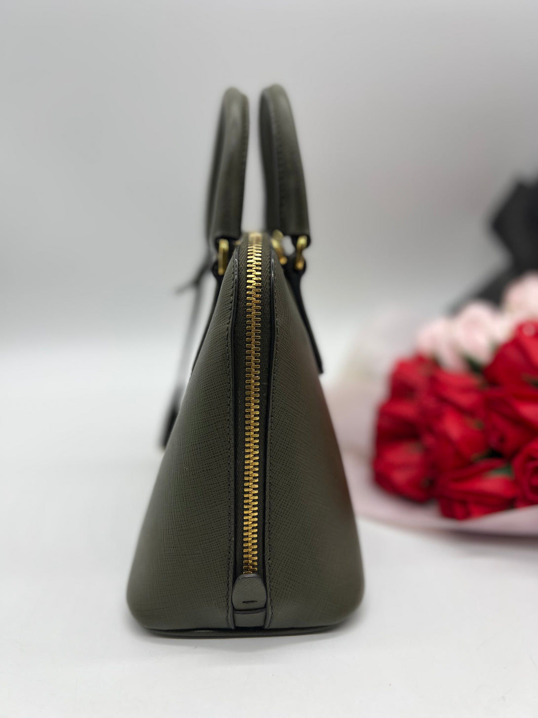 Prada Saffiano Promenade Handbag - Reeluxs 