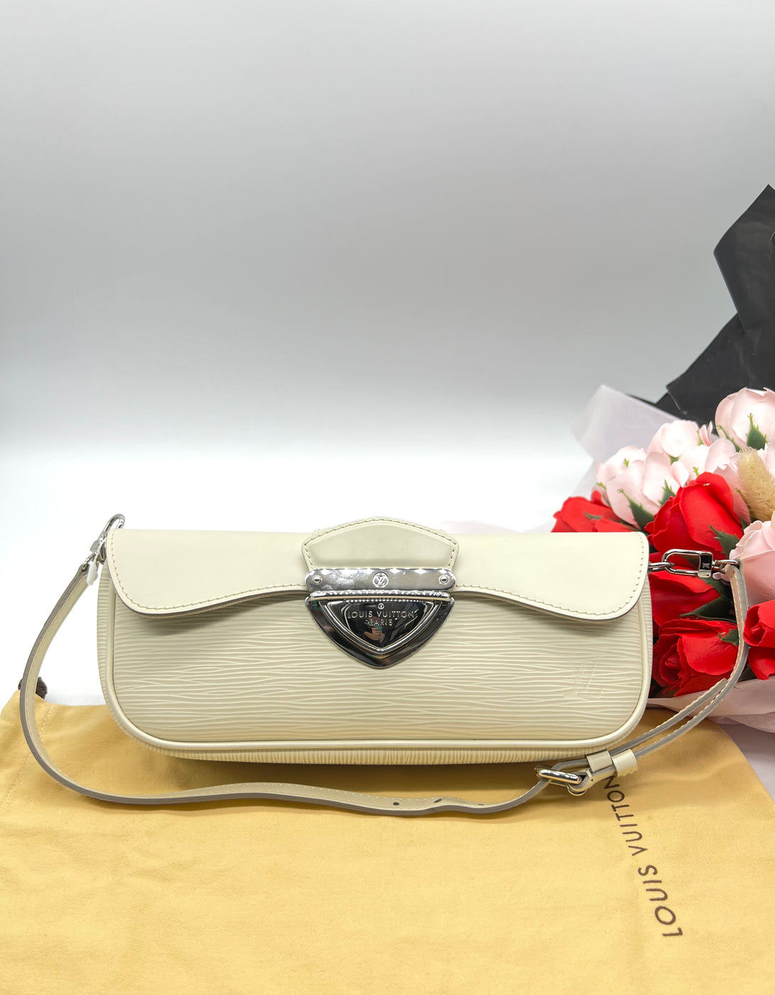 Louis Vuitton Montaigne Clutch Epi Leather - Reeluxs 