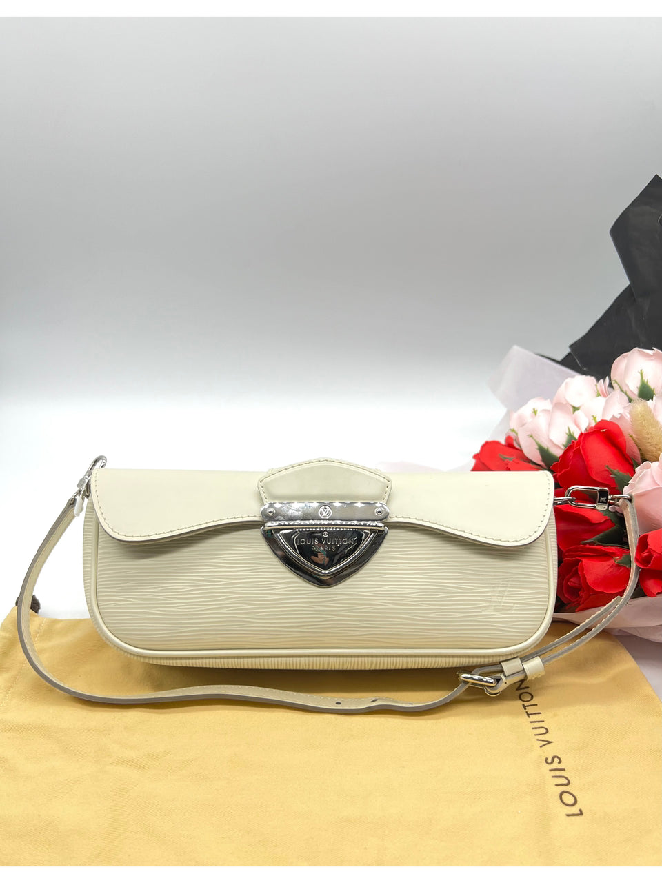 Louis Vuitton Montaigne Clutch Epi Leather - Reeluxs 