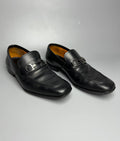 FERRAGAMO Black Foster Loafer Leather Men’s Shoes Size E 6 1/2