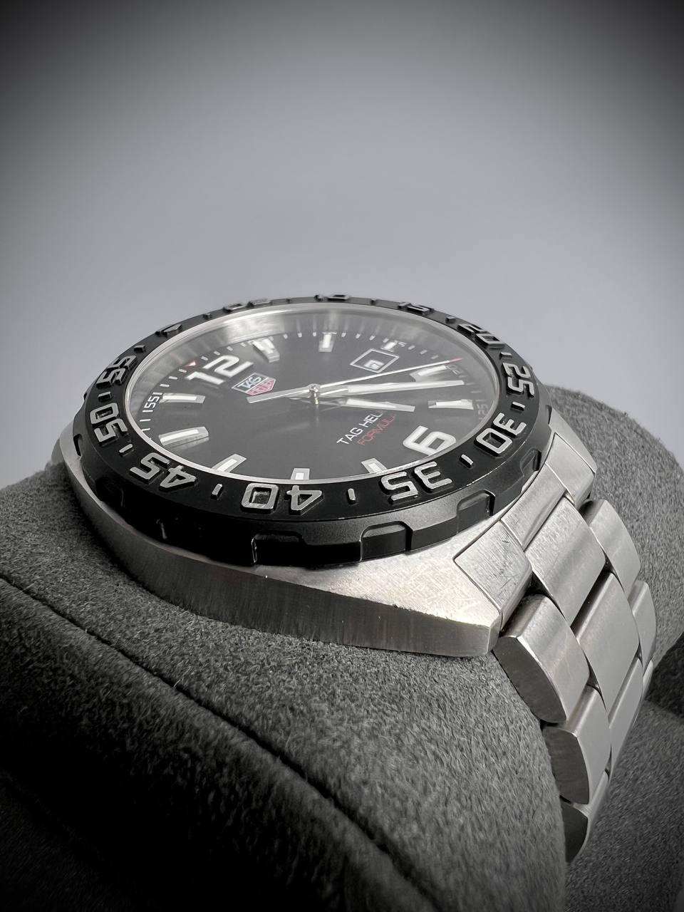 TAG HEUER Formula 41mm Silver With Black Dial Automatic Men’s Watch