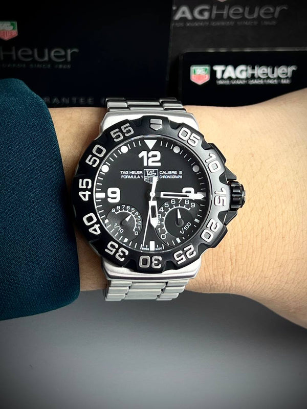 TAG HEUER Quartz Movement 42MM Formula Chronograph Men’s Watch