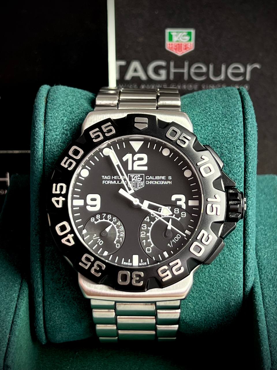 TAG HEUER Quartz Movement 42MM Formula Chronograph Men’s Watch