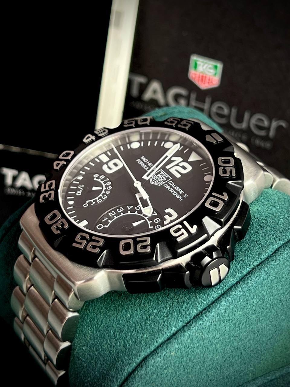 TAG HEUER Quartz Movement 42MM Formula Chronograph Men’s Watch