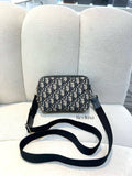 DIOR Zipped Pouch With Oblique Jacquard Bag