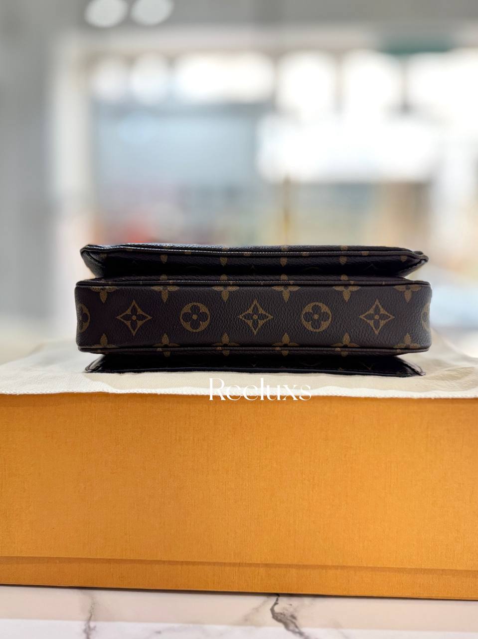 FullSet LOUIS VUITTON LV Pochette Metis Monogram Shoulder Bag