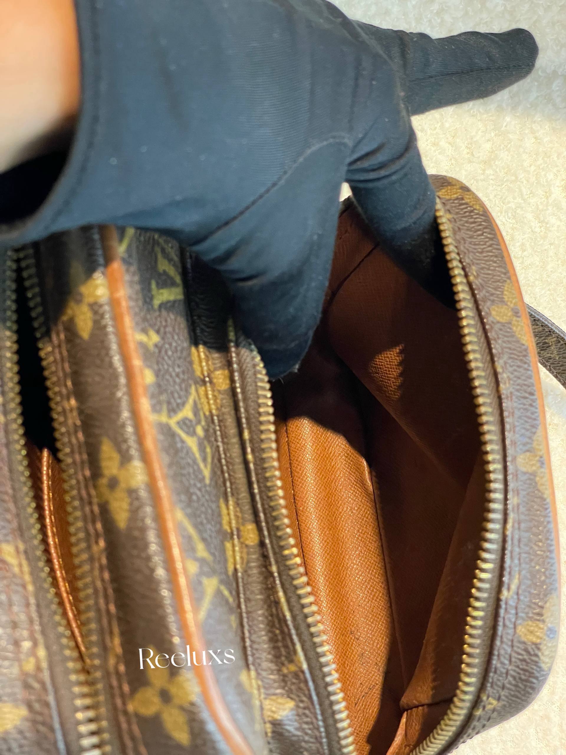 LOUIS VUITTON LV Monogram Amazon Brown Shoulder Bag