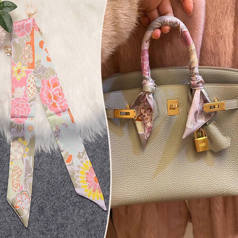 REELUXS Silk Twilly – Versatile Elegance in Every Thread