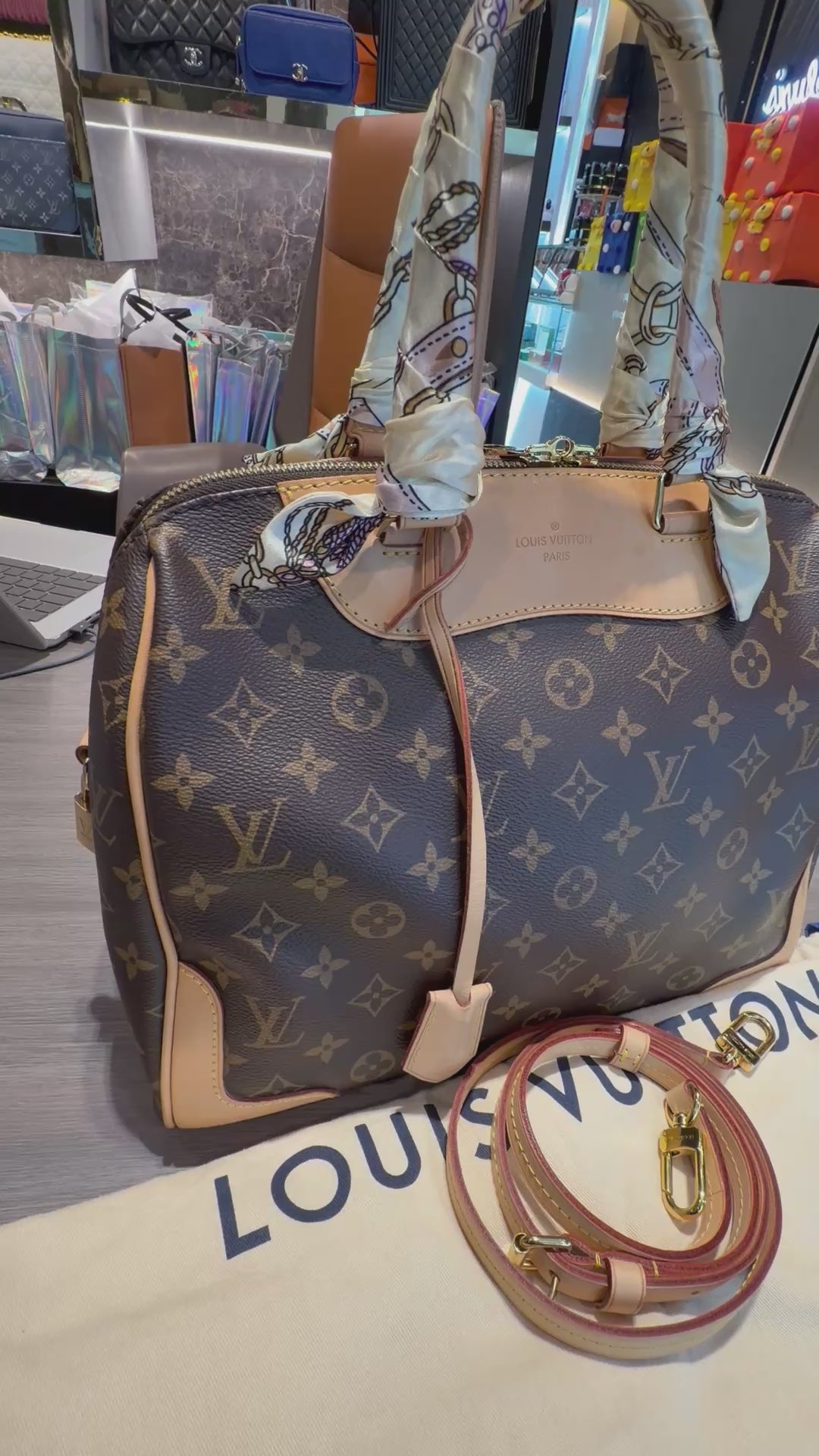 Louis Vuitton Monogram Canvas Retiro handbag