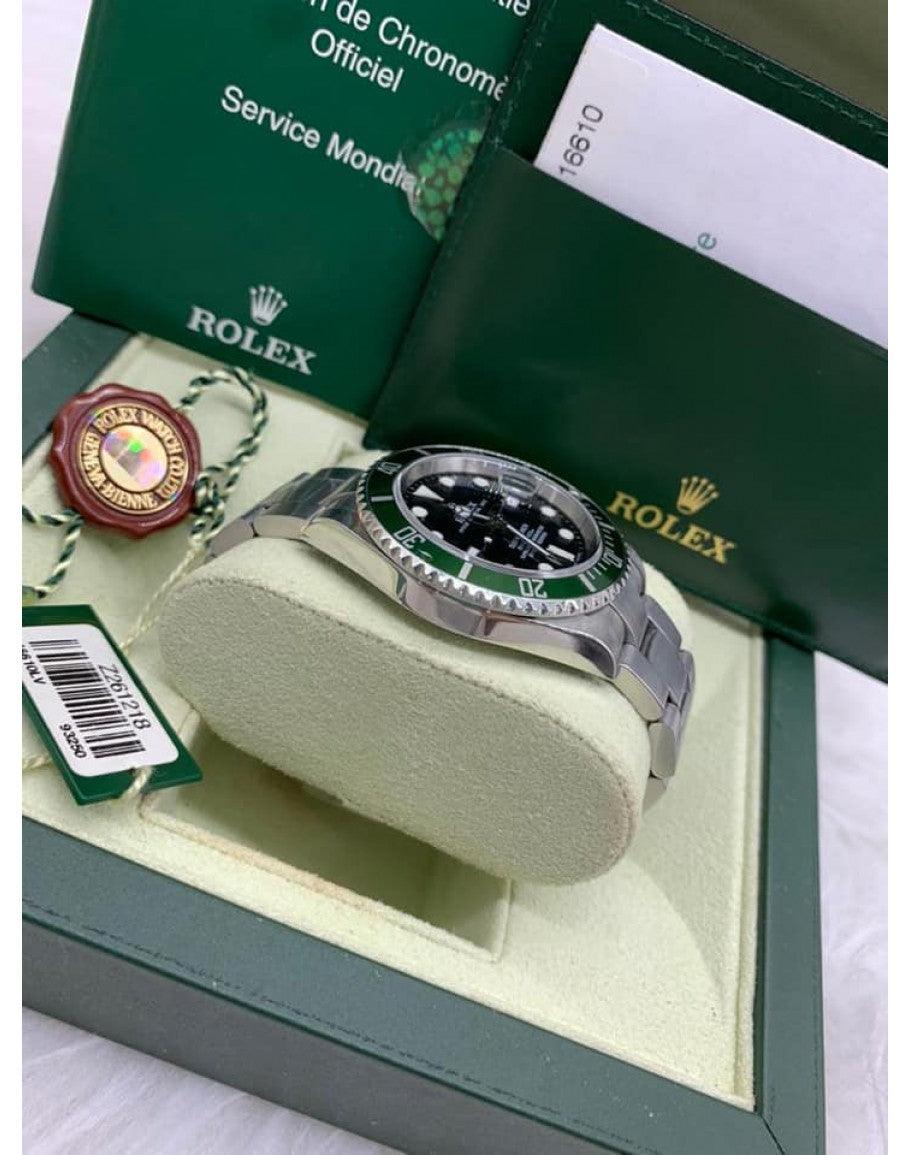 Rolex submariner kermit unisex watch ref16610 40mm automatic full set - Reeluxs 