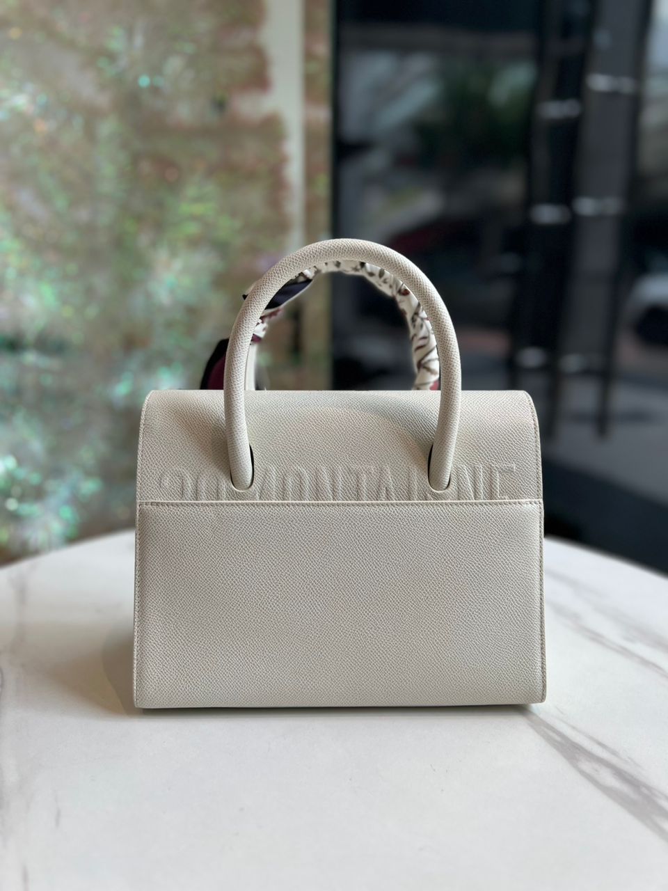 Christian Dior ST Honoré Leather Handbag