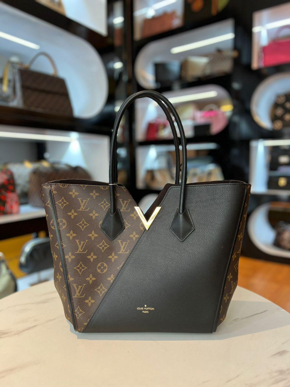 LOUIS VUITTON Monogram Calfskin Kimono MM Tote Bag - Reeluxs 