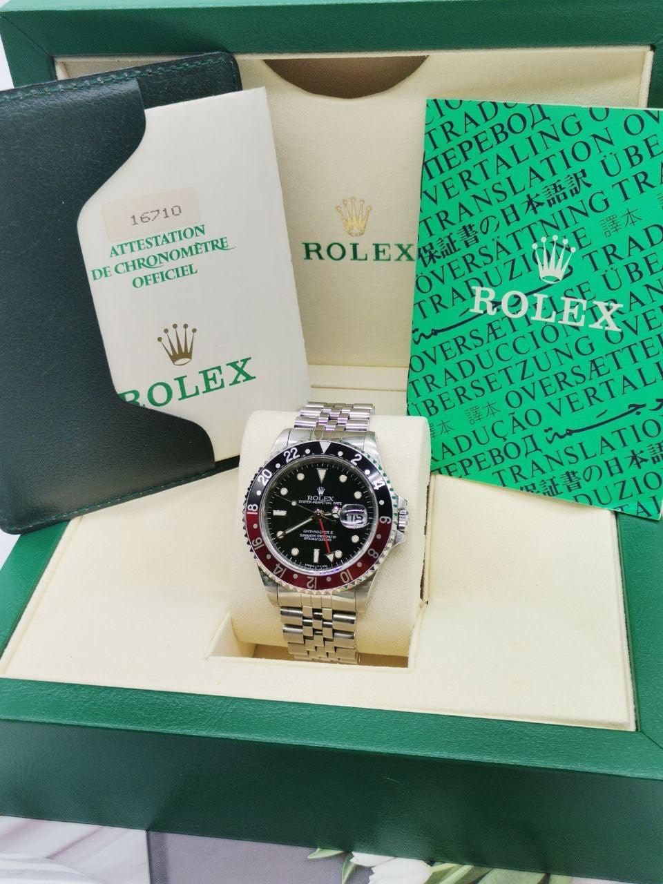 Rolex Gmt Master Ii Watch Ref16710 -full Set- - Reeluxs 