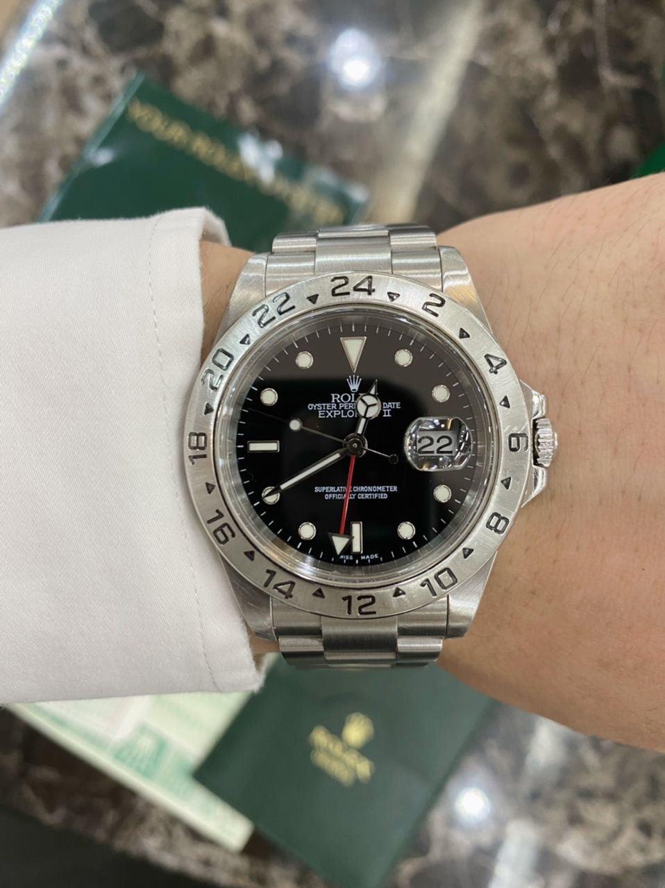 Rolex Explorer Ii Watch Ref16570 -full Set- - Reeluxs 