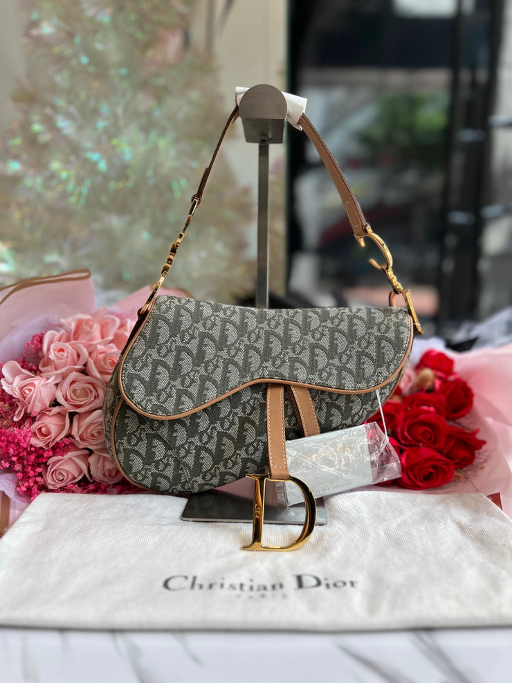 Christian dior vintage saddle bag best sale