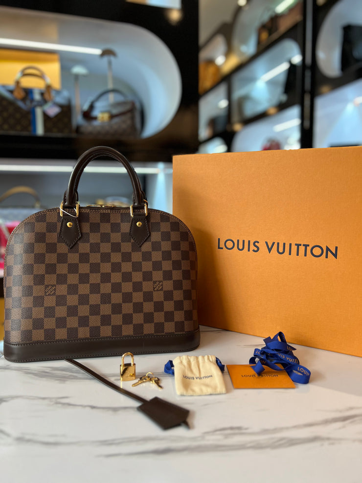 Louis Vuitton alma pm damier ebene – Lady Clara's Collection