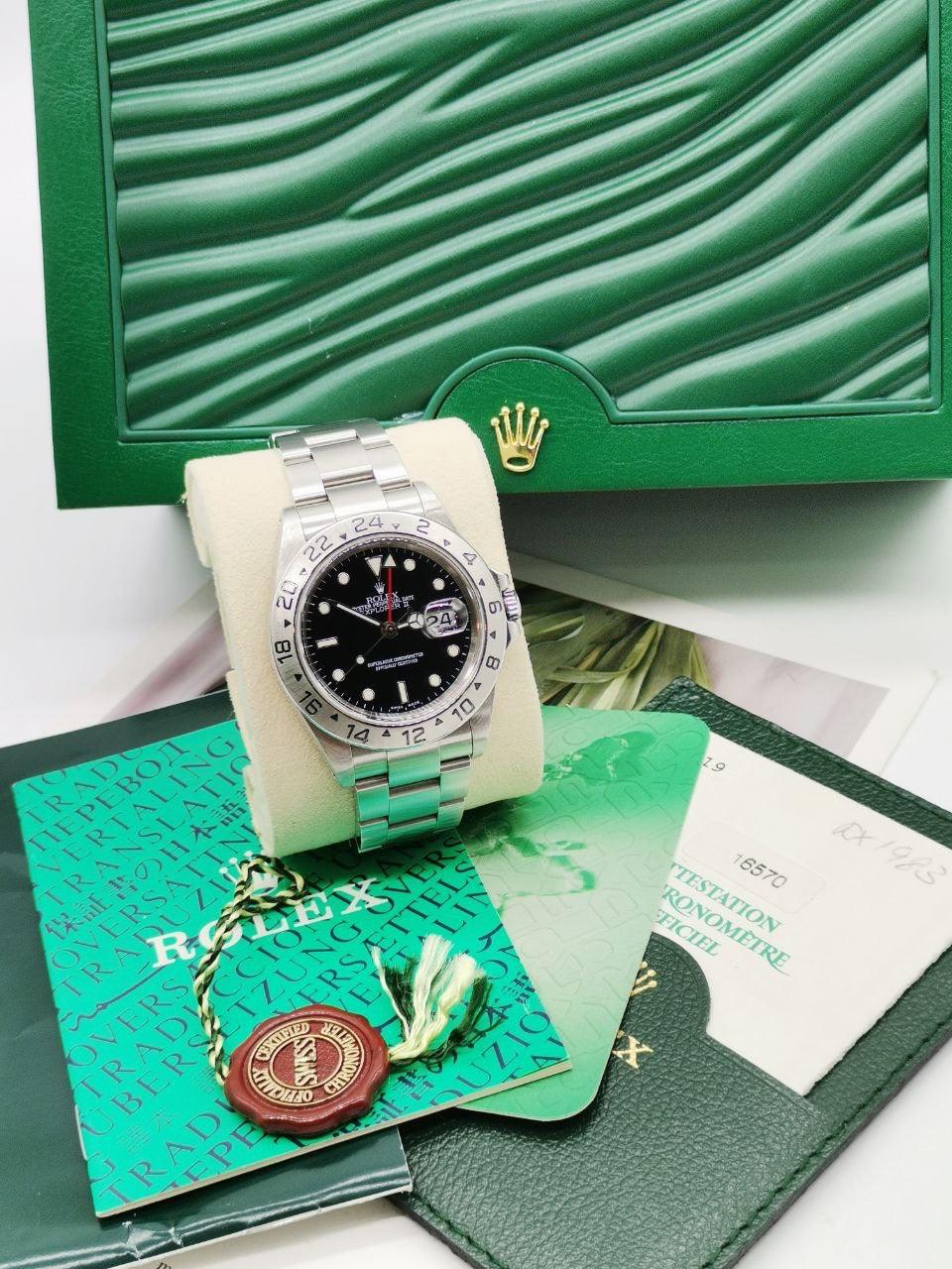 Rolex Explorer Ii Watch Ref16570 -full Set- - Reeluxs 