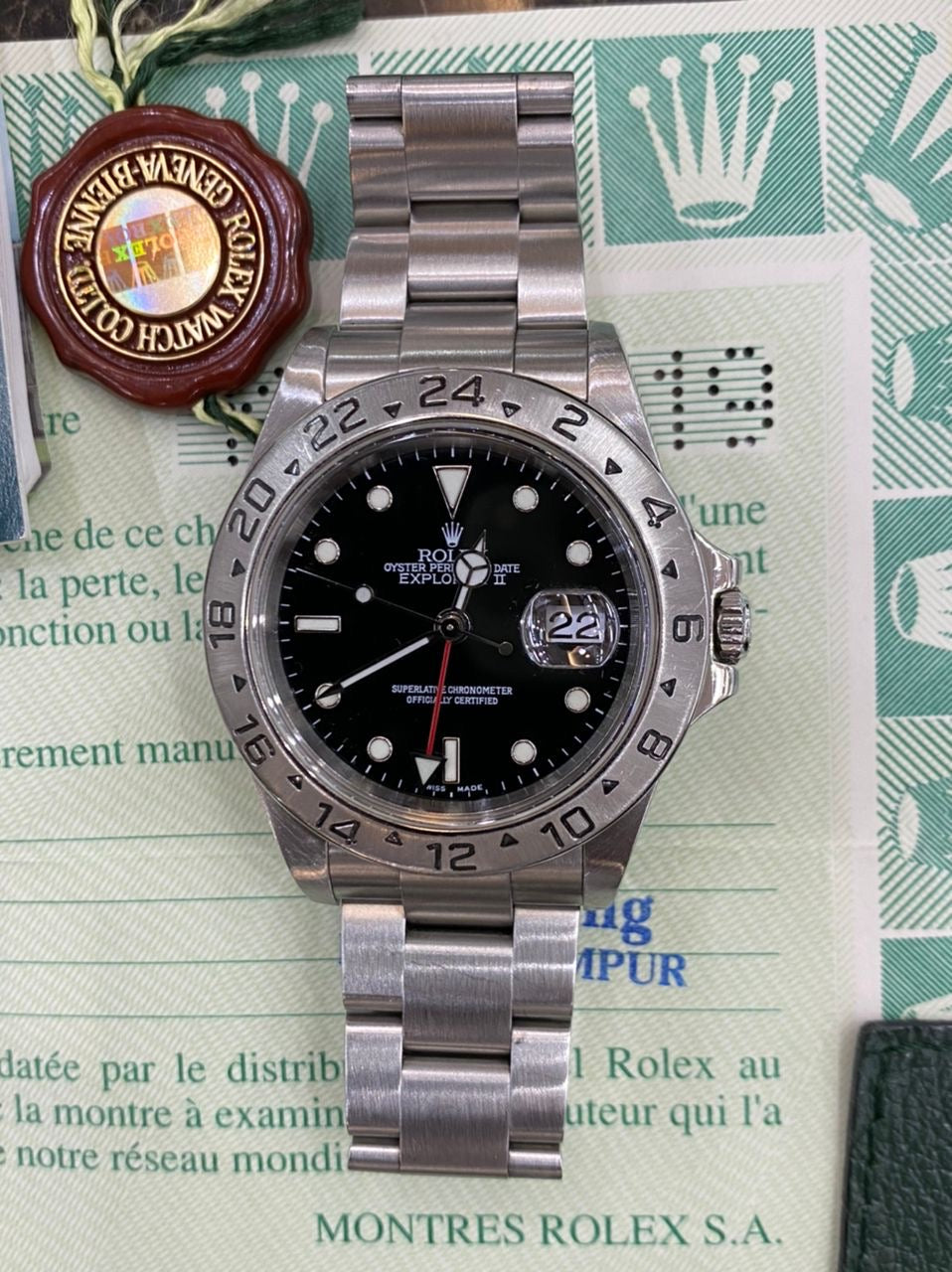 Rolex Explorer Ii Watch Ref16570 -full Set-